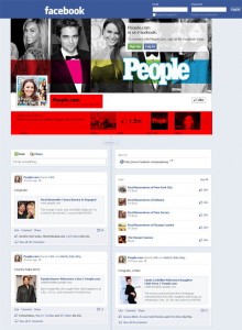 Старый дизайн страницы на Фейсбук