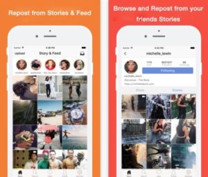 Приложение Instant Repost for Instagram-Stories