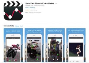 Приложение iOS для замедления видео - Slow Fast Motion Video Maker