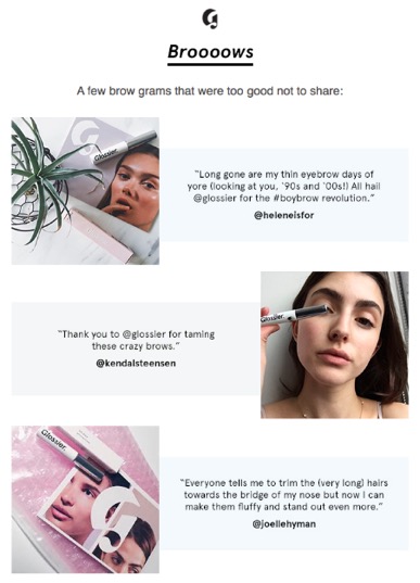 Как объединить рассылки и социальные сети - User-generated content (UGC)